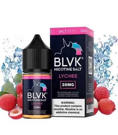 سالت بی ال وی کی لیچی BLVK Lychee Saltnic