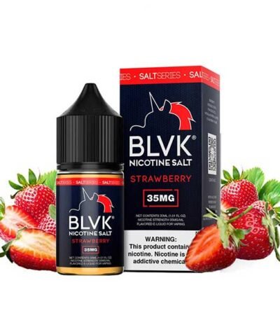 سالت بی ال وی کی توت فرنگی BLVK Strawberry Saltnic