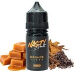 سالت نیکوتین تنباکو کارامل نستی Nasty Bronze Saltnic