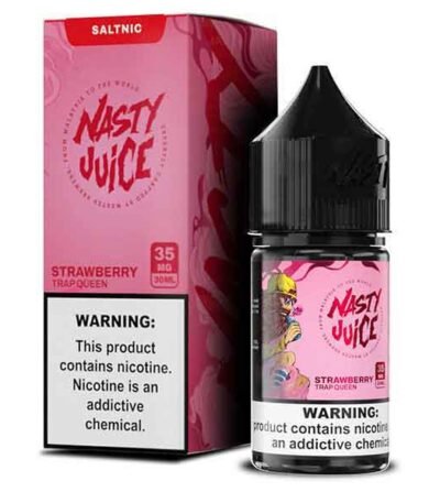 سالت نیکوتین توت فرنگی نستی Nasty Trap Queen Saltnic