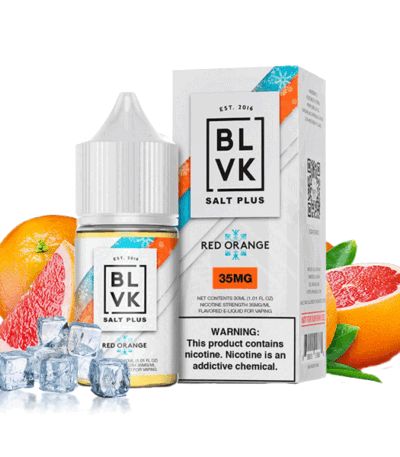 سالت پلاس بی ال وی کی پرتقال خونی یخ BLVK Salt Plus Red Orange Saltnic