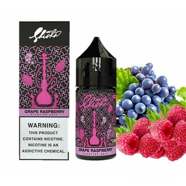 سالت نیکوتین انگور تمشک شیشا نستی Nasty Shisha Grape Raspberry Saltnic سالت نیکوتین انگور تمشک شیشا نستی Nasty Shisha Grape Raspberry Saltnic