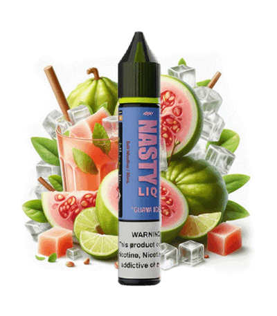 سالت نیکوتین گواوا یخ نستی Nasty LIQ 55 Guava Ice Saltnic