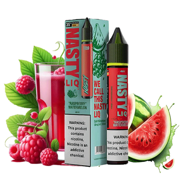 سالت نیکوتین تمشک هندوانه نستی Nasty LIQ 109 Raspberry Watermelon Saltnic سالت نیکوتین تمشک هندوانه نستی Nasty LIQ 109 Raspberry Watermelon Saltnic