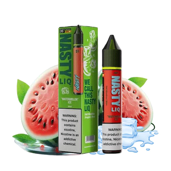 سالت نیکوتین هندوانه یخ لیک نستی Nasty LIQ 51 Watermelon Ice Saltnic سالت نیکوتین هندوانه یخ لیک نستی Nasty LIQ 51 Watermelon Ice Saltnic