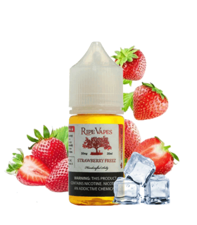 سالت نیکوتین توت فرنگی یخ رایپ ویپز Ripe Vapes Strawberry Freez Saltnic