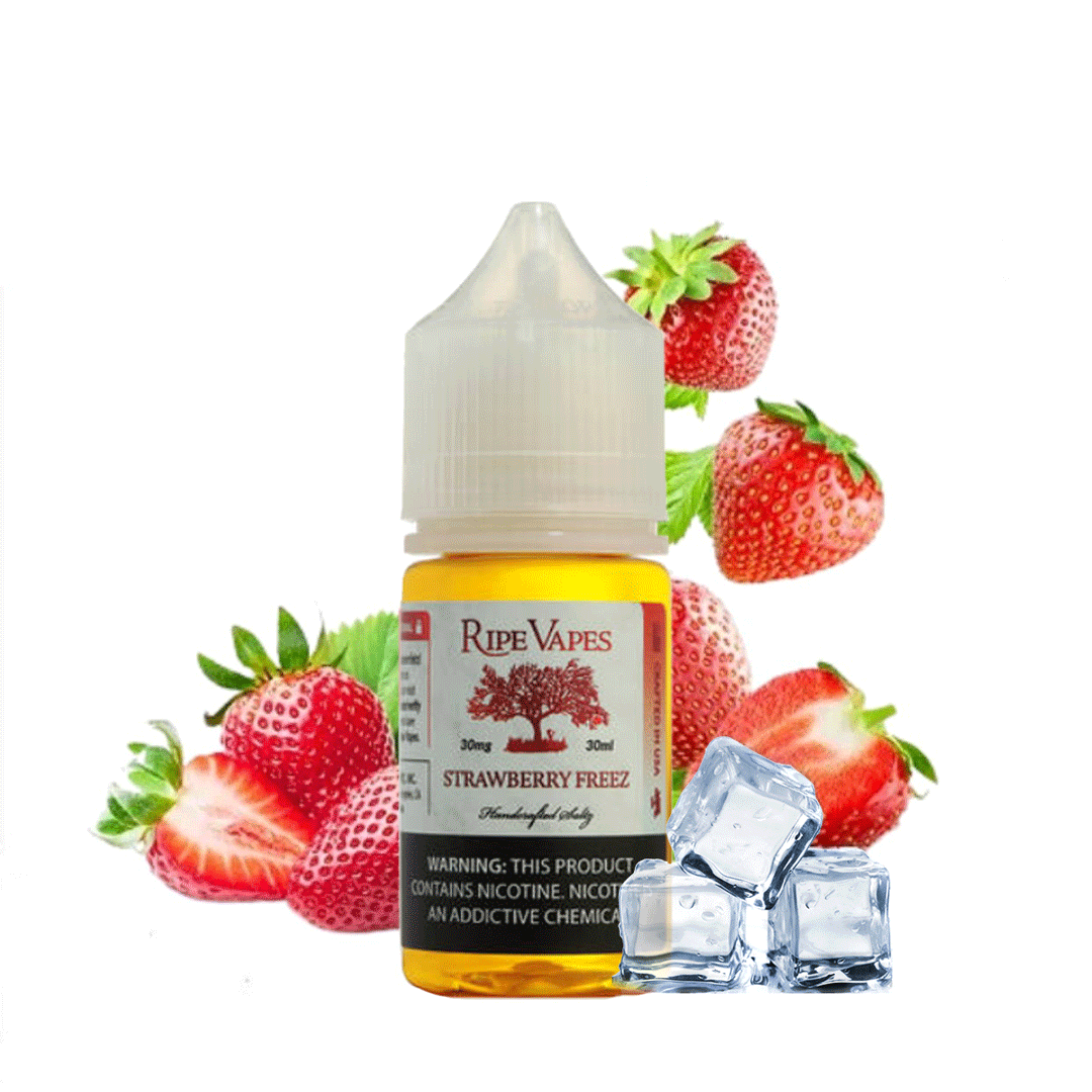 سالت نیکوتین توت فرنگی یخ رایپ ویپز Ripe Vapes Strawberry Freez Saltnic سالت نیکوتین توت فرنگی یخ رایپ ویپز Ripe Vapes Strawberry Freez Saltnic