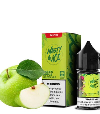 سالت نیکوتین سیب ترش نستی Nasty Green Apple Saltnic