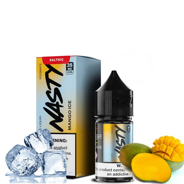 سالت نیکوتین انبه یخ نستی Nasty Mango Ice Saltnic سالت نیکوتین انبه یخ نستی Nasty Mango Ice Saltnic
