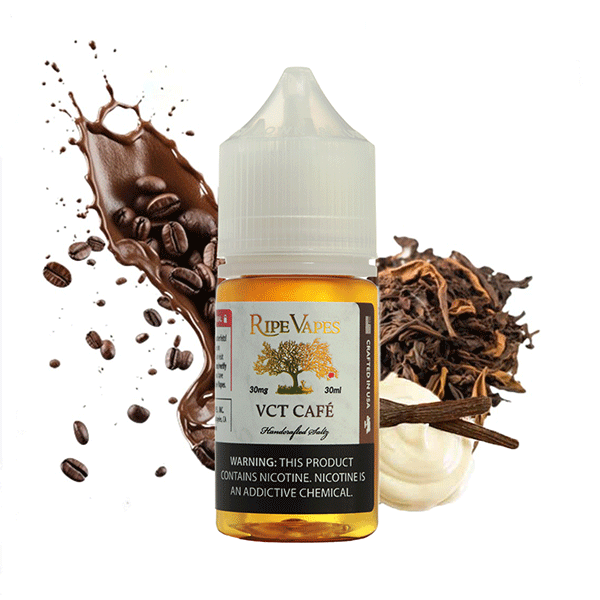سالت نیکوتین وی سی تی قهوه رایپ ویپز Ripe Vapes VCT Cafe Saltnic سالت نیکوتین وی سی تی قهوه رایپ ویپز Ripe Vapes VCT Cafe Saltnic