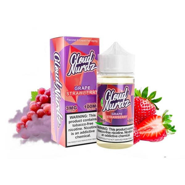 جویس کلاد نوردز انگور توت فرنگی Cloud Nurdz Grape Strawberry جویس کلاد نوردز انگور توت فرنگی Cloud Nurdz Grape Strawberry