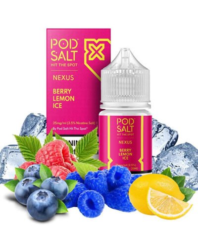 سالت نیکوتین لیموناد بری پاد سالت Pod Salt Berry Lemon ICED