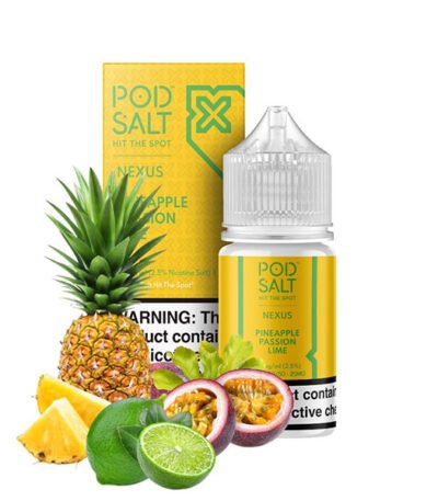 سالت نیکوتین لیموناد آناناس پاد سالت Pod Salt Pineapple Passion Lime