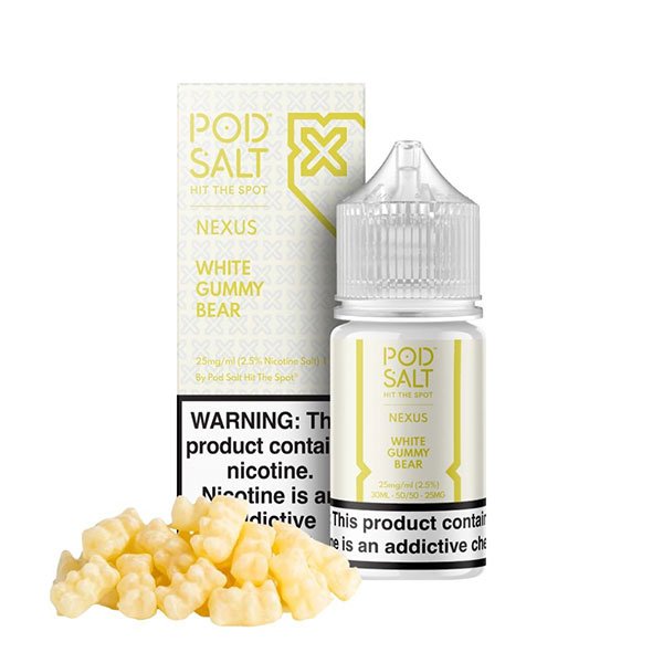 سالت نیکوتین پاستیل آناناس پاد سالت Pod Salt White Gummy Bear سالت نیکوتین پاستیل آناناس پاد سالت Pod Salt White Gummy Bear