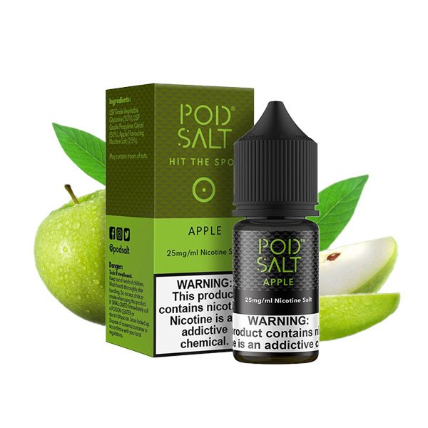 سالت نیکوتین سیب ترش پاد سالت Pod Salt Apple سالت نیکوتین سیب ترش پاد سالت Pod Salt Apple
