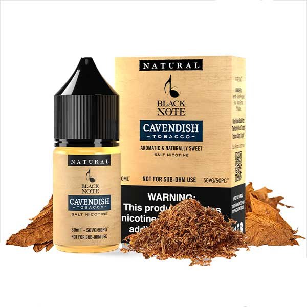 سالت نیکوتین تنباکو کاوندیش بلک نوت Black Note Cavendish Tobacco