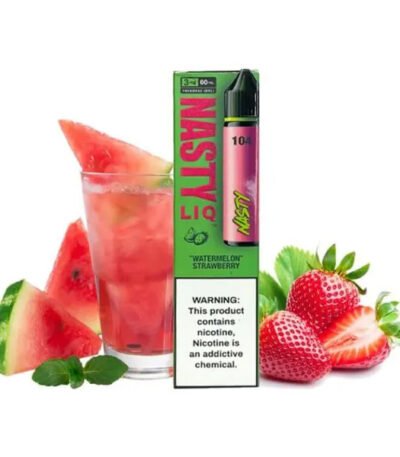 سالت نیکوتین هندوانه توت فرنگی نستی Nasty LiQ 104 Watermelon Strawberry Saltnic
