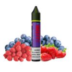 سالت نیکوتین بلوبری رسپری توت فرنگی نستی Nasty LiQ 108 Blueberry Raspberry Strawberry Saltnic