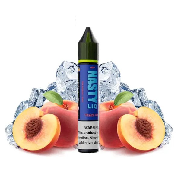 سالت نیکوتین هلو یخ نستی Nasty LiQ 54 Pech Ice Saltnic سالت نیکوتین هلو یخ نستی Nasty LiQ 54 Pech Ice Saltnic