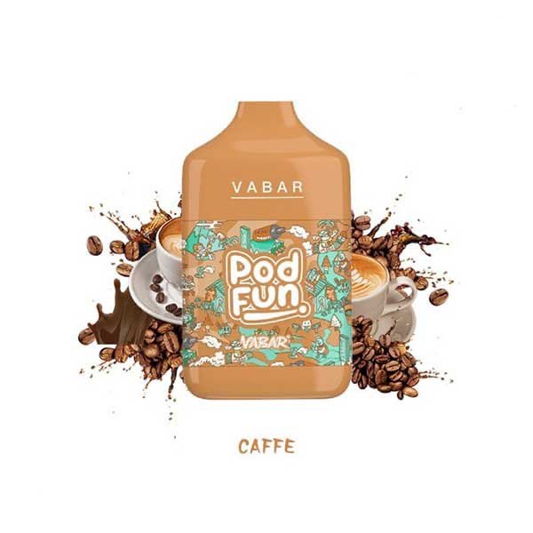 پاد یکبار مصرف وبار ۱۰۰۰۰ پاف کافی Vabar Caffe 10000 Puff Disposable