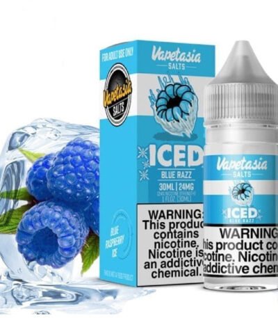 سالت نیکوتین ویپتاسیا بلو رز یخ Vapetasia Blue Razz Ice Saltnic