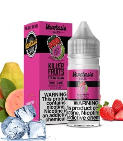 سالت نیکوتین ویپتاسیا استرا گواوا یخ Vapetasia Straw Guaw Ice Saltnic