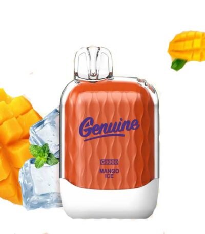 پاد یکبار مصرف جنیون ۸۰۰۰ پاف منگو آیس Genuine Mango Ice 8000 Puff Disposable