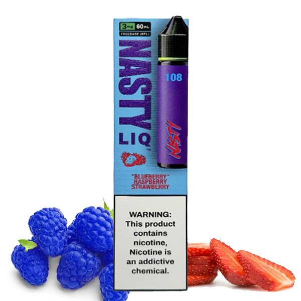 جویس بلوبری تمشک توت فرنگی نستی Nasty LIQ 108 Blueberry Raspberry Strawberry جویس بلوبری تمشک توت فرنگی نستی Nasty LIQ 108 Blueberry Raspberry Strawberry