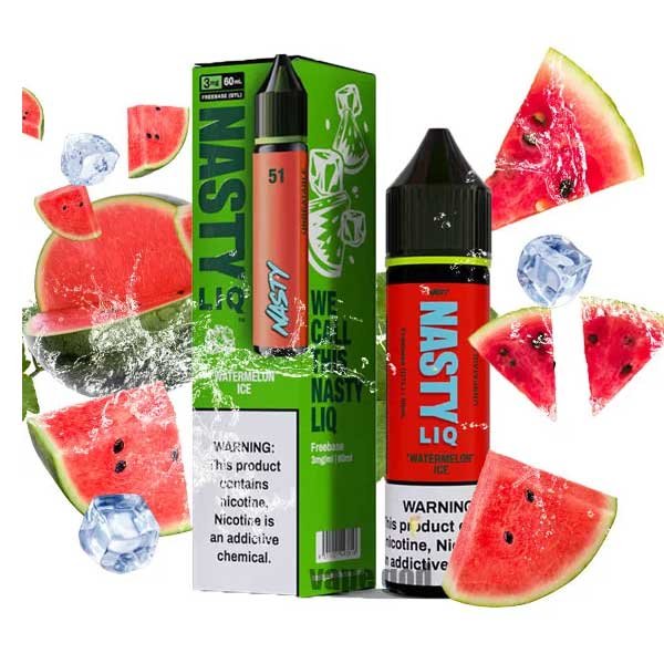 جویس هندوانه یخ نستی Nasty LIQ 51 Watermelon Ice 60 ML جویس هندوانه یخ نستی Nasty LIQ 51 Watermelon Ice 60 ML