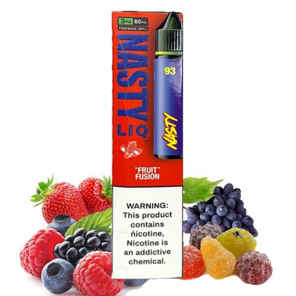 جویس توت فرنگی بلک بری نستی Nasty LIQ 93 Fruit Fusion 60ML جویس توت فرنگی بلک بری نستی Nasty LIQ 93 Fruit Fusion 60ML