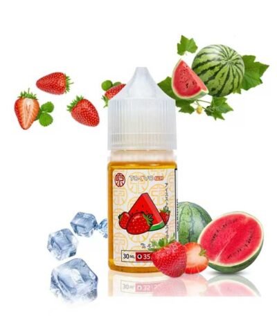 سالت نیکوتین توت فرنگی هندوانه یخ توکیو Tokyo Straberry Watermelon Iced Saltnicw