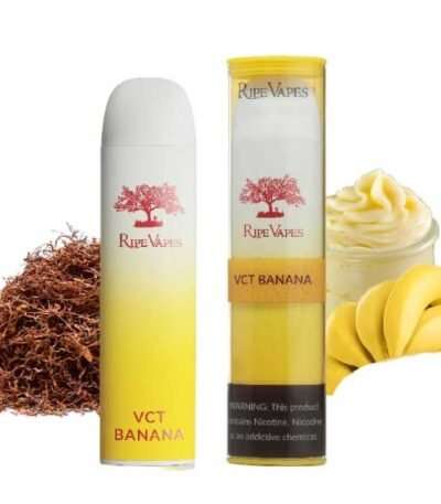 پاد یکبار مصرف پالم رایپ ویپ ۳۰۰۰ پاف وی سی تی موز Ripe Vapes Palm Vct Banana 3000 Puff Disposable