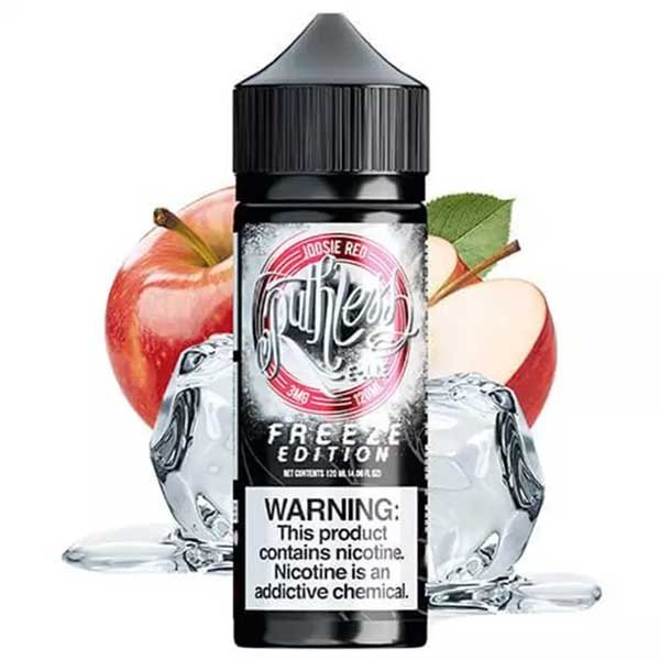 جویس سیب قرمز یخ راتلس Ruthless Joosie red Ice 120ML جویس سیب قرمز یخ راتلس Ruthless Joosie red Ice 120ML