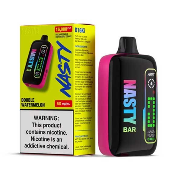 پاد یکبار مصرف نستی ۲۰۰۰۰ پاف طالبی ملون Nasty Double Melon 20000 Puff Disposable پاد یکبار مصرف نستی ۲۰۰۰۰ پاف طالبی ملون Nasty Double Melon 20000 Puff Disposable