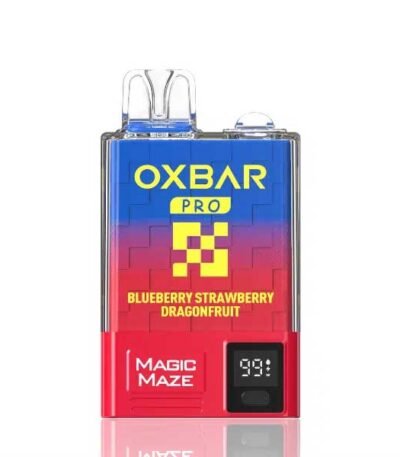 پاد یکبار مصرف ۱۰۰۰۰ پاف اوکسبار بلوبری توت فرنگی دراگون Oxbar Blueberry Strawberry Dragonfruit 10000 Puff Disposable