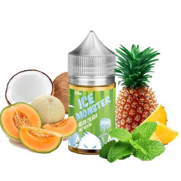 سالت نیکوتین ملون کولادا یخ مانستر Monster Melon Colada Ice سالت نیکوتین ملون کولادا یخ مانستر Monster Melon Colada Ice