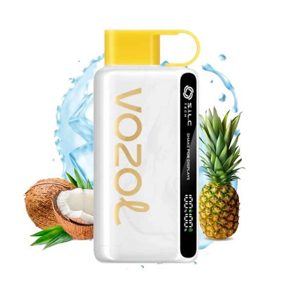 پاد یکبار مصرف وزول ۱۲۰۰۰ پاف آناناس نارگیل یخ Vozol Pineapple Coconut Ice 12000 Puff Disposable