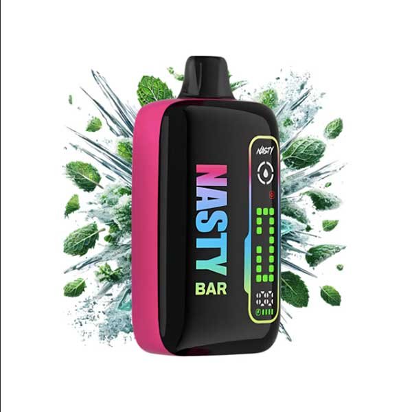 پاد یکبار مصرف نستی ۲۰۰۰۰ پاف نعنا یخ Nasty 20000 Puff