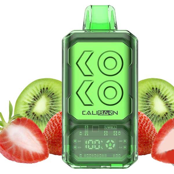 پاد یکبار مصرف ۱۶۰۰۰ پاف یوول بار توت فرنگی کیوی Uwell Bar Strawberry Kiwi Disposable پاد یکبار مصرف ۱۶۰۰۰ پاف یوول بار توت فرنگی کیوی Uwell Bar Strawberry Kiwi Disposable