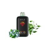 پاد یکبار مصرف مایل توربو ۲۰۰۰۰ پاف نعنا یخ Myle Turbo Ice Mint Disposable