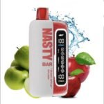 پاد یکبار مصرف نستی ۲۰۰۰۰ پاف سیب قرمز زرد سبز Nasty 20000 Puff