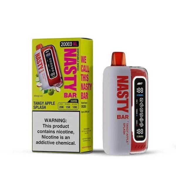 پاد یکبار مصرف نستی ۲۰۰۰۰ پاف سیب قرمز زرد سبز Nasty 20000 Puff پاد یکبار مصرف نستی ۲۰۰۰۰ پاف سیب قرمز زرد سبز Nasty 20000 Puff