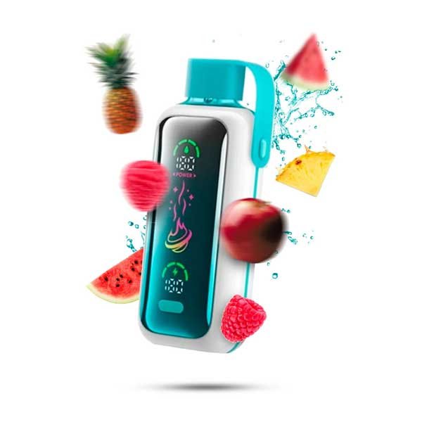 پاد یکبار مصرف وزول ۲۰۰۰۰ پاف تمشک سیب هندوانه آناناس Vozol Raspberry Apple Watermelon Pineapple Disposable