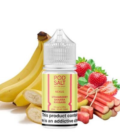 سالت نیکوتین توت فرنگی موز ریواس پادسالت Pod Salt