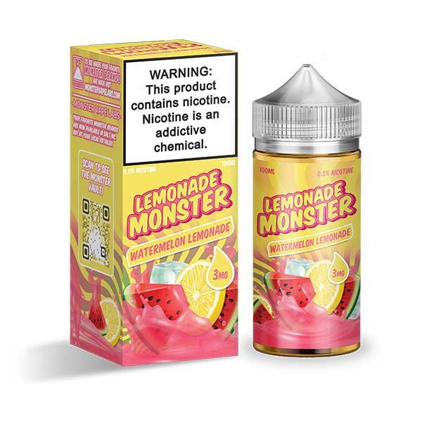 جویس هندوانه لیموناد مانستر Monster Watermelon Lemonade 100ML جویس هندوانه لیموناد مانستر Monster Watermelon Lemonade 100ML