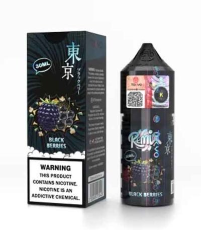 سالت نیکوتین ریمیکس توت های سیاه توکیو Tokyo Remix Black Brerries Salt