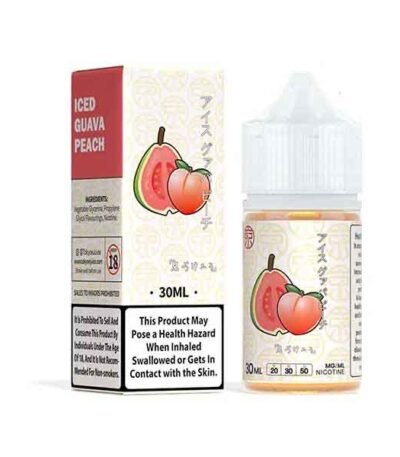 سالت نیکوتین آیس گواوا هلو توکیو Tokyo Ice Guava Peach Salt