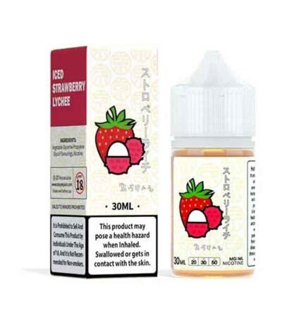 سالت نیکوتین آیس توت فرنگی لیچی توکیو Tokyo Ice Strawberry Lychee Salt