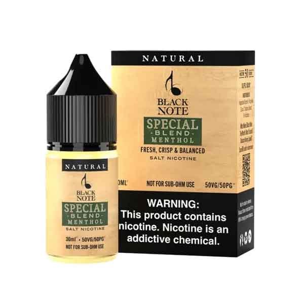 سالت نیکوتین اسپشیال بلند منتول بلک نوت Black Note Special Blend Menthol سالت نیکوتین اسپشیال بلند منتول بلک نوت Black Note Special Blend Menthol