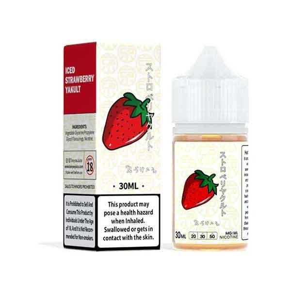 سالت نیکوتین آیس توت فرنگی یاکولت Tokyo Ice Strawberry Yakult Salt